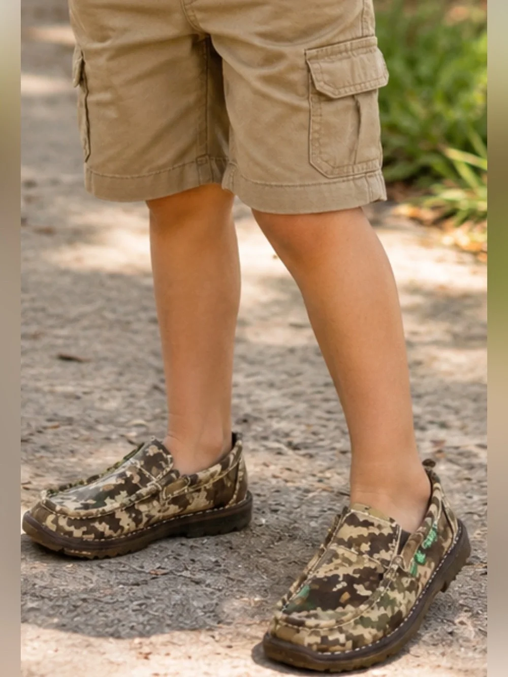 Sanuk Kids Camo Slip-On Shoes Toddler Boy Size 10 Lightweight Comfort